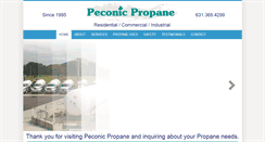 Desktop Screenshot of peconicpropane.com